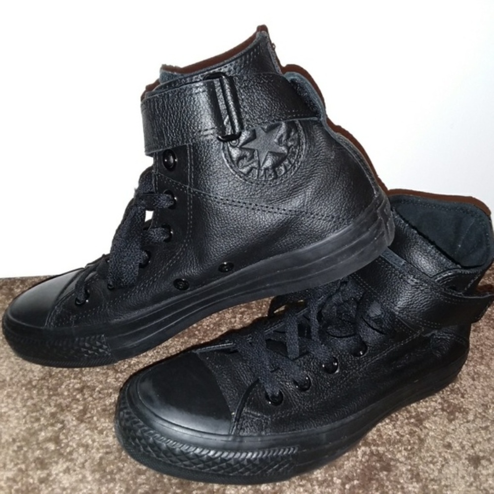 Converse All Star Chuck Taylor Leather, Straps sz7